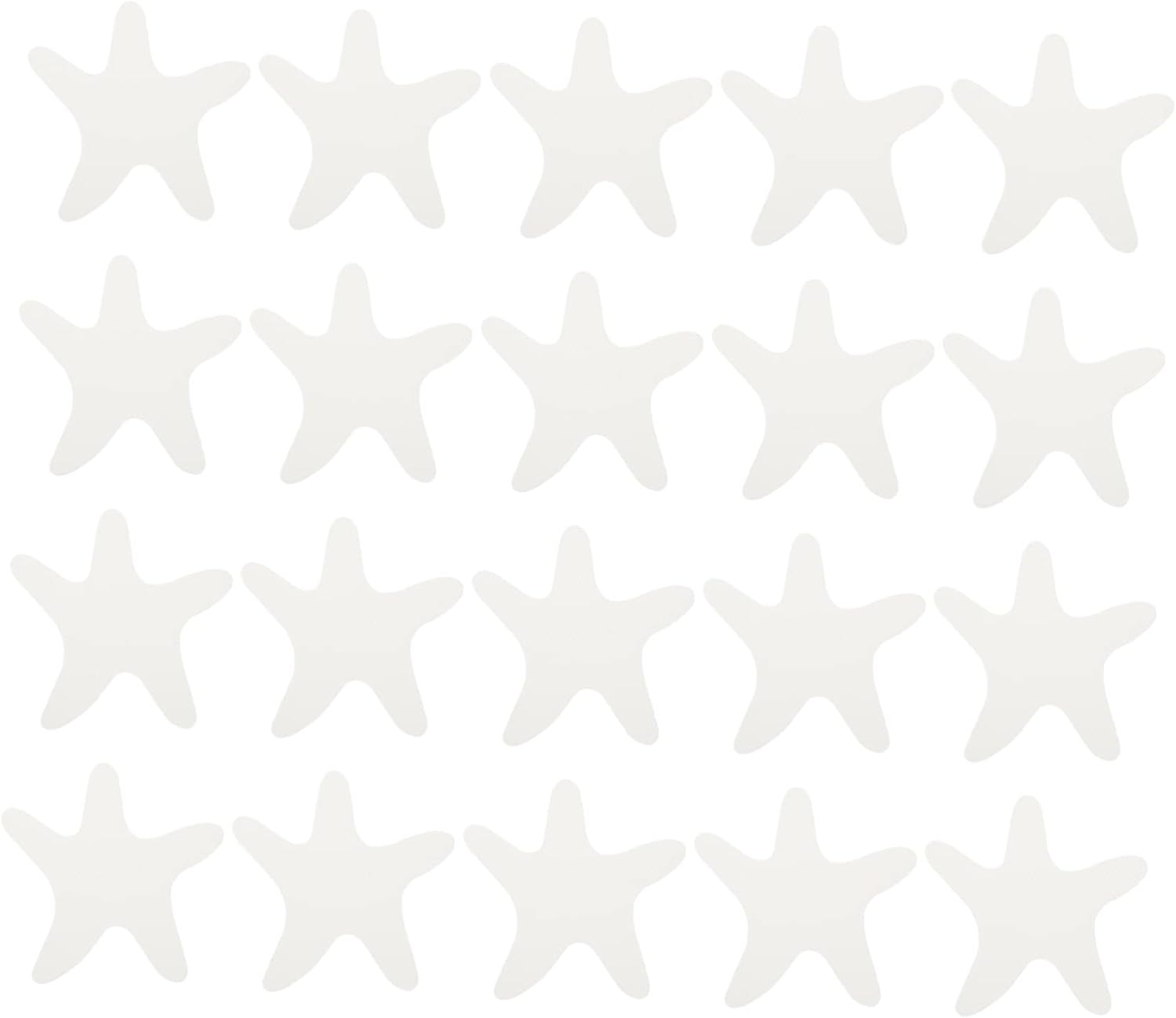 20pcs Non-Slip Bathtub Stickers with Cartoon Designs for Kids
