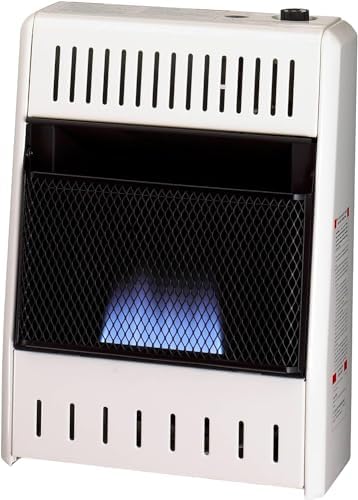 ProCom ML100TBA-B Ventless Propane Gas Blue Flame Space Heater with Thermostat Control