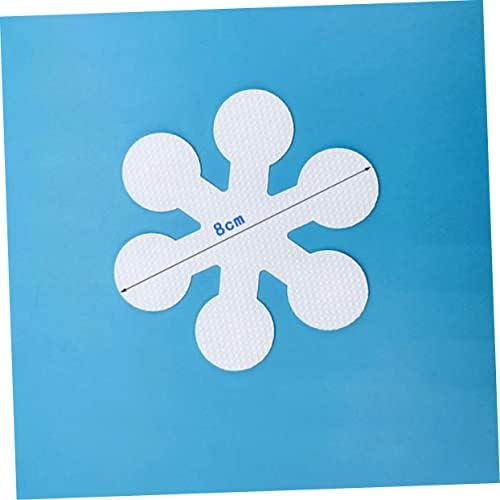 HEALLILY 20Pcs Snowflake Non-Slip Bath Stickers