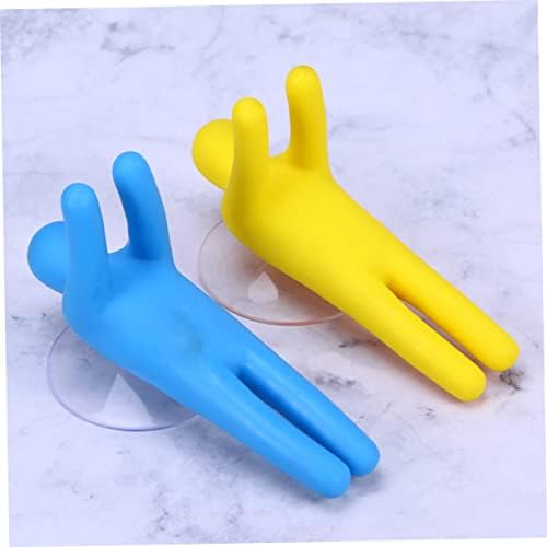 Beatifufu 6pc Kids Creative Toothbrush Holder Suction Cup Organizer