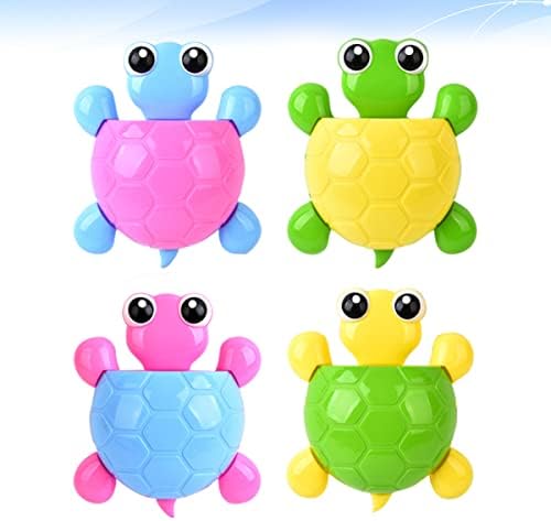 Cute Green Turtle Toothbrush Holder Suction Cup Mount