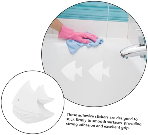 12Pcs Fish Shape Non-Slip Shower Stickers 1