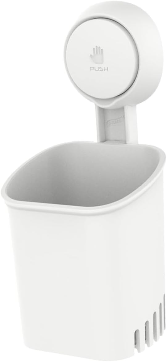 LIFKOME Wall Mount Toothbrush Holder with Suction Cup 1