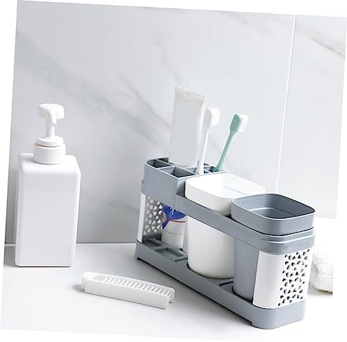 Luxshiny Toothbrush and Toothpaste Storage Holder