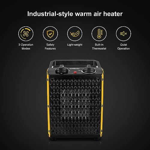 London Sunshine 1500-Watt Electric Heater with Steel Body