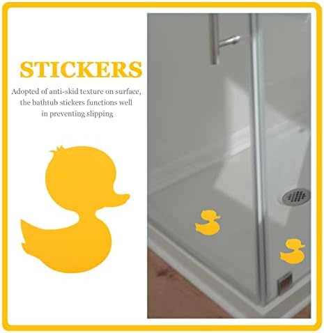 LUOZZY Bathtub Non-Slip Cartoon Duck Sticker