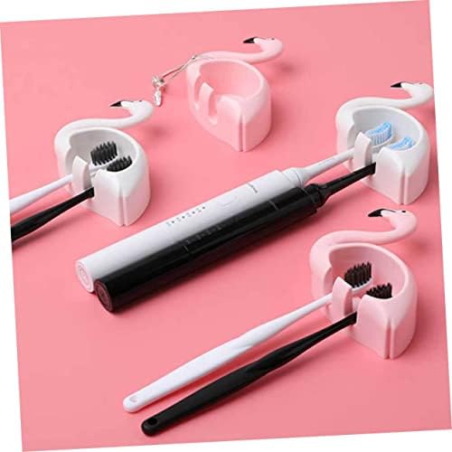 LIFKOME 2pcs Flamingo Suction Cup Toothbrush Holder