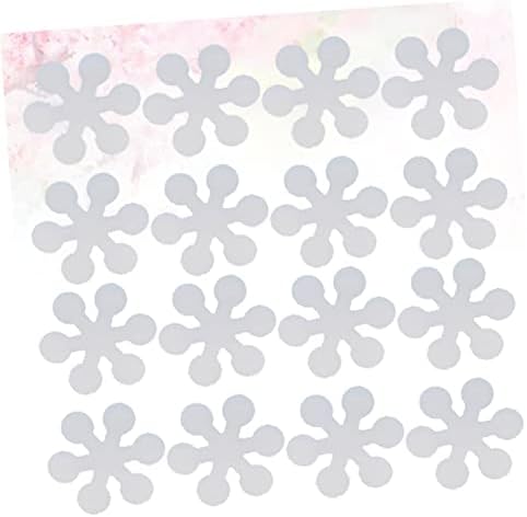 WOONEKY 20 Pack Snowflake Non-Slip Bath Tub Stickers