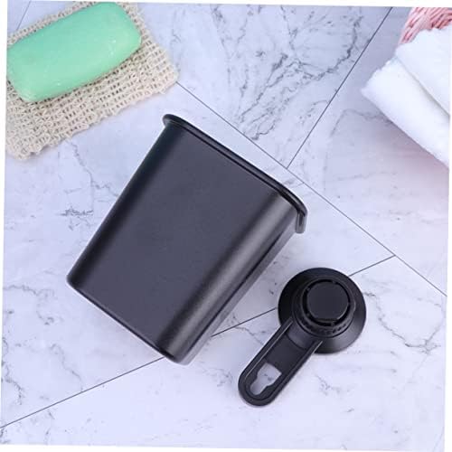 PRETYZOOM Wall Mounted Suction Toothbrush Holder with Toothpaste Mount