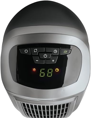 Lasko Portable Oscillating Space Heater with Digital Display and Remote Control