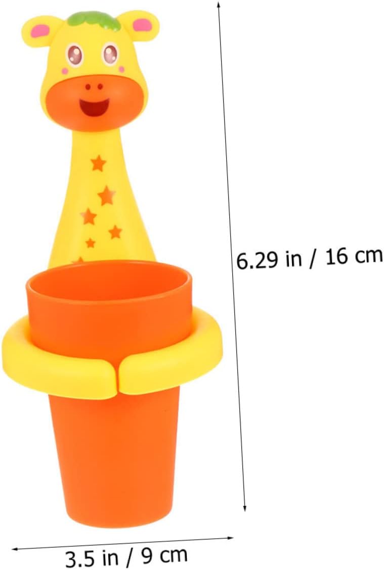 Cartoon Animal Toothbrush Holder Set for Bathroom