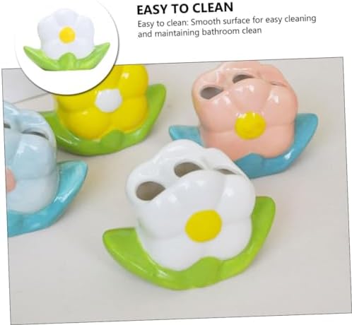 Ciieeo Ceramic Toothbrush Holder for Bathroom and Shower 1