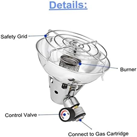 Portable Gas Heater with Stand and Storage Bag