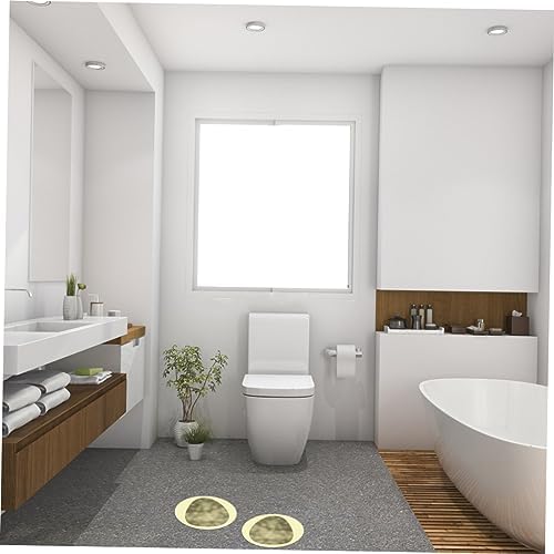 SOLUSTRE Non-Slip Bathtub Stickers 4 Pack - 19cm Diameter