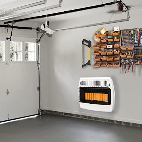 JEWUNO 30000 BTU Propane Wall Heater - Dual Fuel Vent-Free