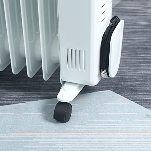 HOMCOM 2525 Electric Space Heater 1500W White