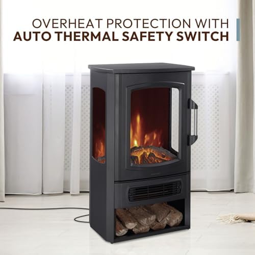 Cambridge 3 Panel Electric Fireplace with Remote Control