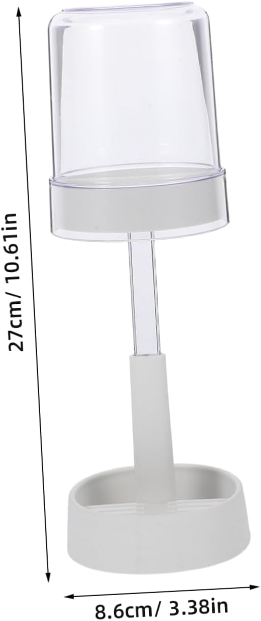 BESTOYARD Modern Toothbrush Holder with Drain Tray and Cup