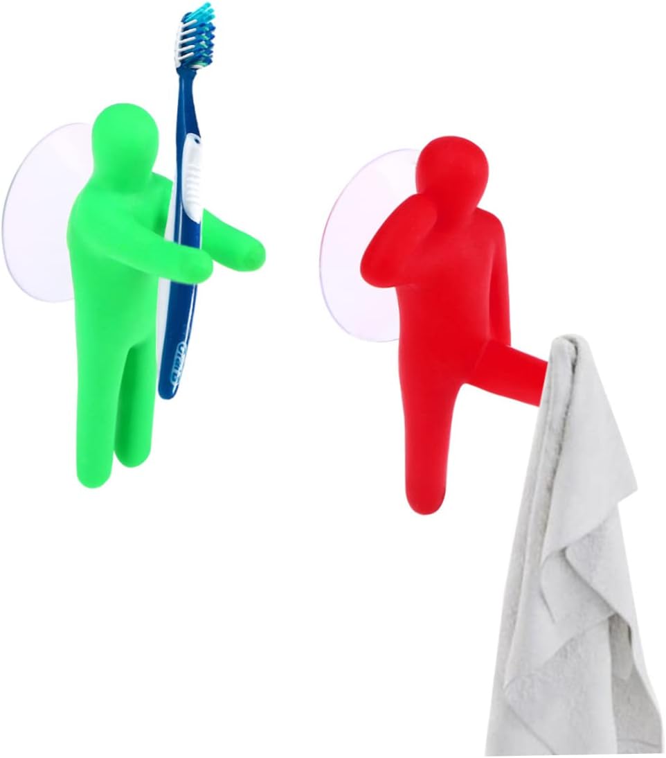 Ciieeo Suction Cup Toothbrush Holder Set for Bathroom and Travel