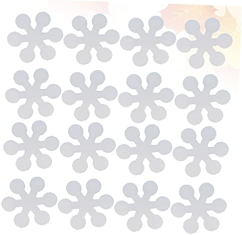 Happyyami 20Pcs Snowflake Non Slip Stickers for Bathtub Kitchen Stairs