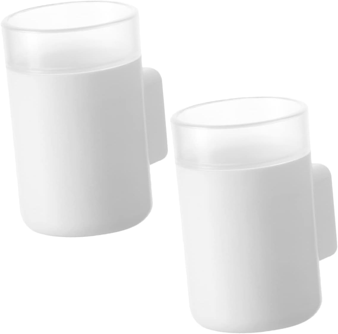 Ciieeo 3Pcs Wall-Mounted Toothbrush Holder for Family
