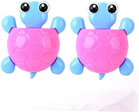 VOSAREA 2Pcs Suction Cup Toothbrush Holder Bathroom Organizer Cute Design