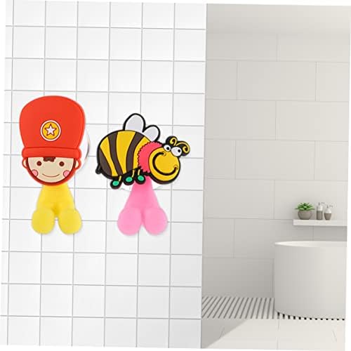Holibanna Cartoon Toothbrush Holder Suction Cup 3 Pack