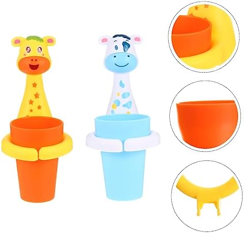 Cartoon Animal Toothbrush Holder Set for Bathroom