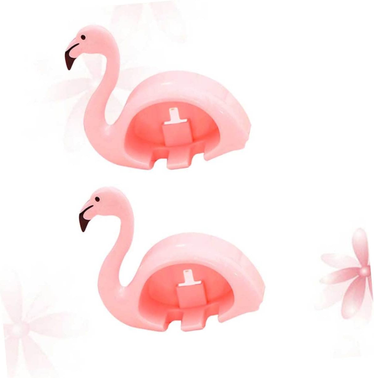 Flamingo Suction Cup Toothbrush Holder Wall Mounted Organizer
