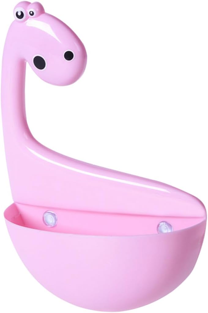 LIFKOME Suction Cup Dinosaur Toothbrush Holder