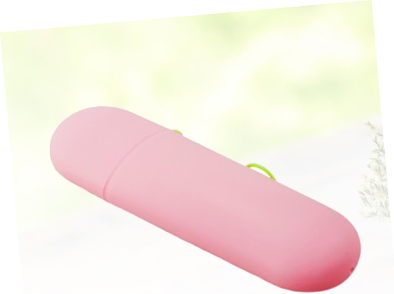 PRETYZOOM Toothbrush Holder with PP Case and Toothpaste Storage