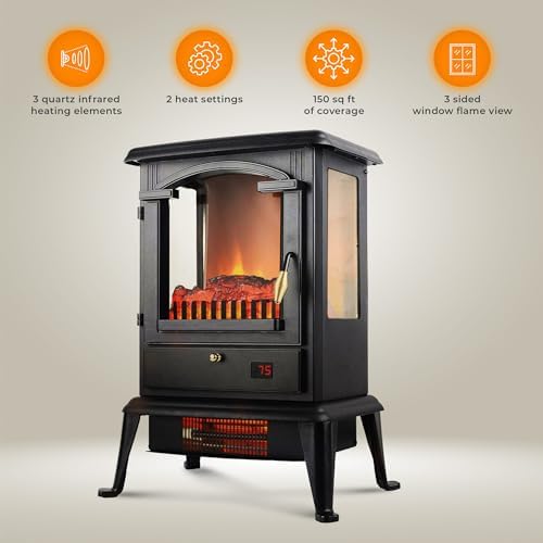 LifePro 1500W Infrared Space Heater with Remote Control