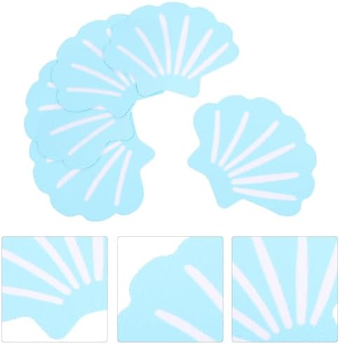 HOLIDYOYO Non-Slip Bathtub Stickers - 12pcs Shell Shaped Safety Treads