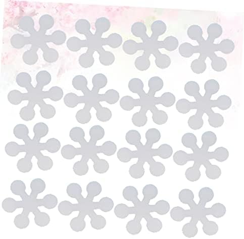 Non-Slip Shower Strips 20 Pcs Snowflake Adhesive Bathtub Decals
