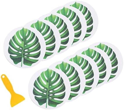 Cabilock Leaf Bathtub Stickers Anti-Slip Safety Decals for Kids
