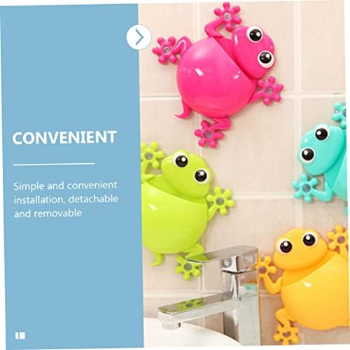 LABRIMP Cartoon Animals Toothbrush Holders Set of 2 Suction Cup Design