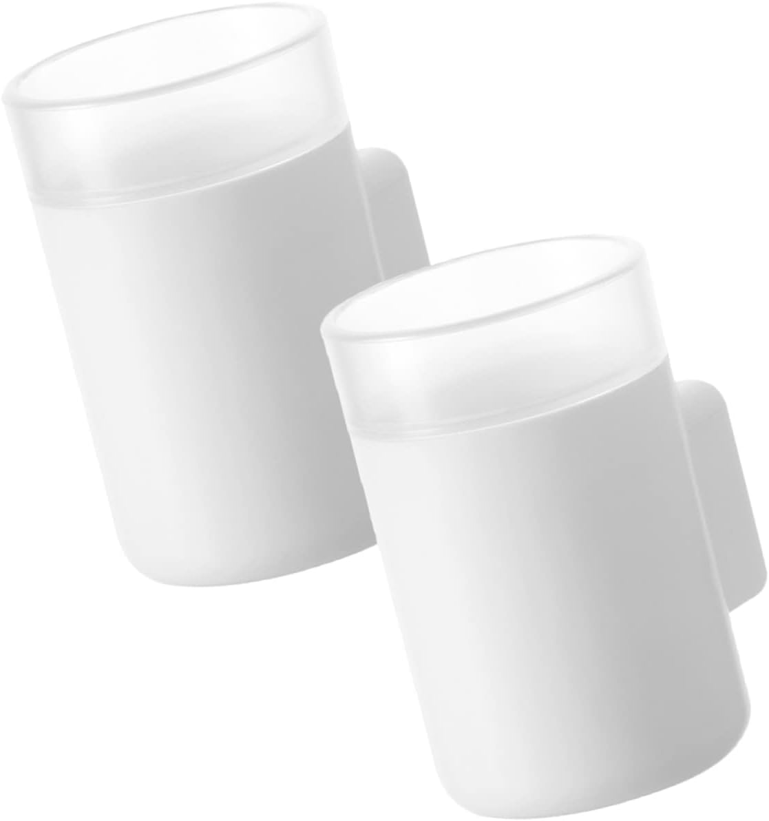 Ciieeo 3Pcs Wall-Mounted Toothbrush Holder for Family
