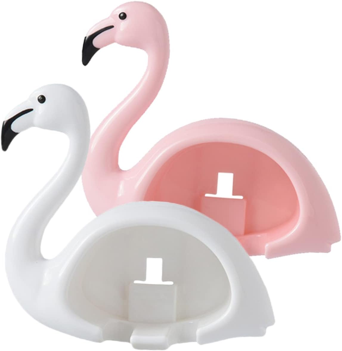 HOLIDYOYO 2Pcs Wall Mounted Toothbrush Holder Suction Cup Design