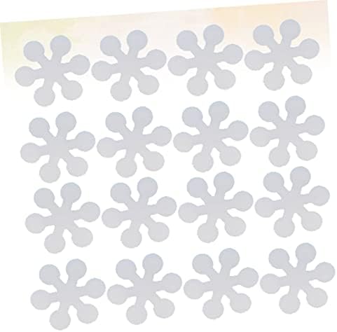 Non-Slip Shower Strips 20 Pcs Snowflake Adhesive Bathtub Decals