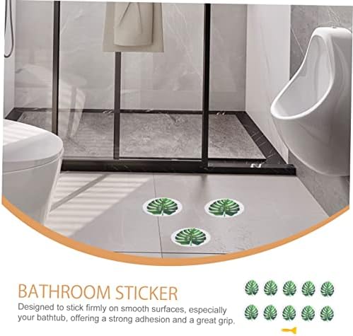 Cabilock Leaf Bathtub Stickers Anti-Slip Safety Decals for Kids