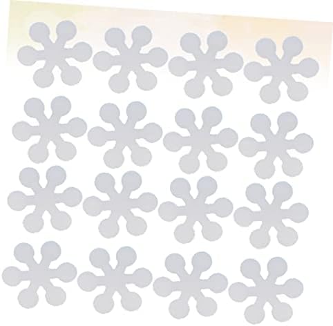 WOONEKY 20 Pack Snowflake Non-Slip Bath Tub Stickers