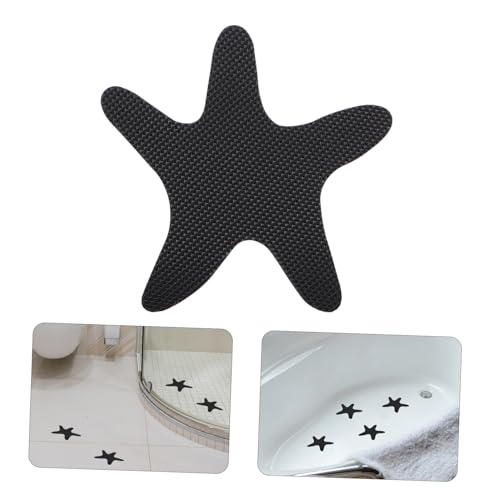 Hemoton 6pcs Non-Slip Sea Star Bath Stickers for Safe Shower Use