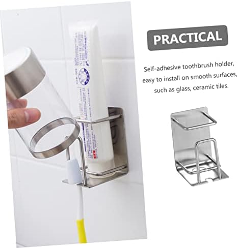 Yardenfun Wall Mounted Toothbrush Holder with Cup
