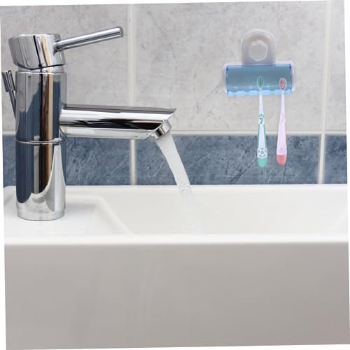GLEAVI 2Pcs Wall Mounted Toothbrush Holder for Bathroom Space Saving Organizer