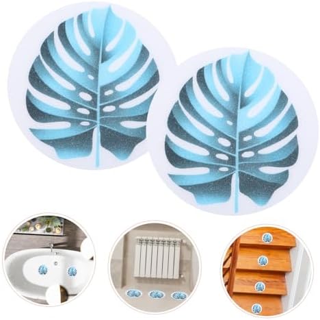 ABOOFAN Non-Slip Leaf Bath Stickers - Waterproof for Kids and Adults