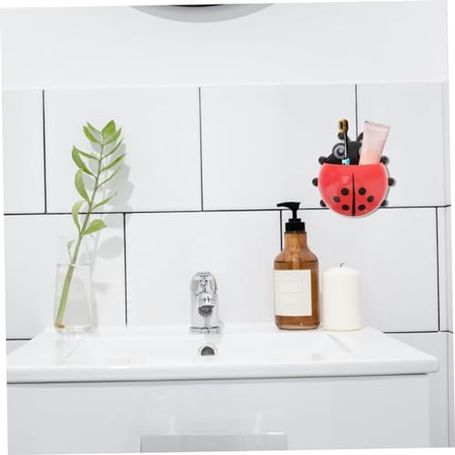 Garneck Ladybug Toothbrush Holder with Suction Cup