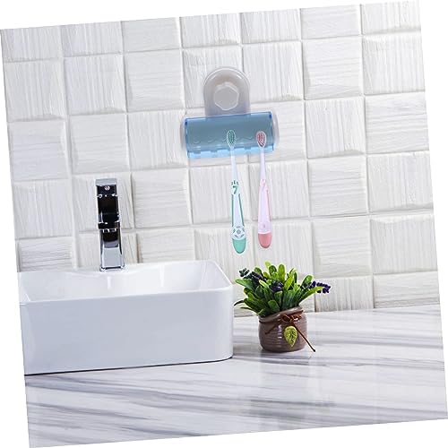 GLEAVI 2Pcs Wall Mounted Toothbrush Holder for Bathroom Space Saving Organizer