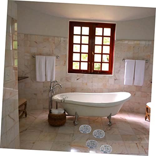 4pcs Stone Pattern Anti-Slip Bathtub Stickers
