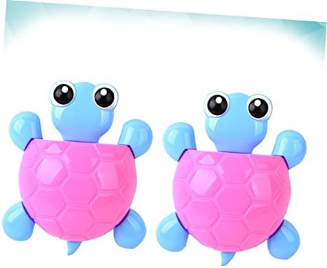 HOOTNEE 2Pcs Suction Cup Turtle Toothbrush Holder