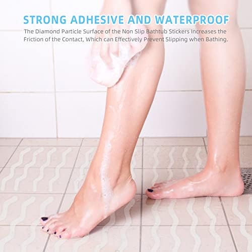Non Slip Bathtub Stickers Set of 30 White
